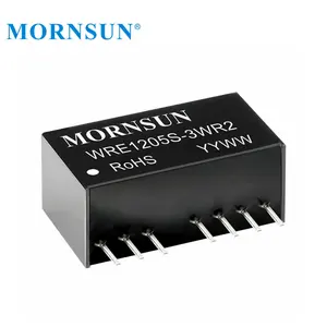 Mornsun WRE1205S-3WR2双输出升压DC DC转换器9V-18V 12v至5v工业控制医疗电源