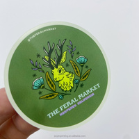 Etiqueta Redonda Personalizada, Etiqueta de Vinilo Impermeable, Impresión de Etiquetas con Logotipo de Producto, Troqueladas