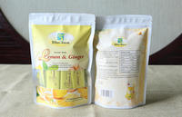 Tisane Mélange Citron Gingembre en Poudre, Fraîchement Emballée, Amincissante et Chauffante pour l'Estomac, Sachets de Thé Chinois de Qualité Supérieure