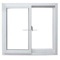 Ventanas Corredizas Modernas de PVC Blanco con Diseño Reforzado, Malla de Acero Inoxidable para Hoteles, Exteriores, Baños y Cocinas