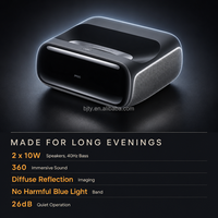 JMGO O3 Ultra 4K Laser Tiga Warna dengan Ultra-Short Throw 0.177:1, 4000 ISO LM, HDR, WiFi 6, EARC dengan Menu Bahasa Inggris