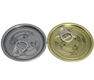 Factory Direct Tin Cover Canned Food Tin Can End Tinplate Easy Open Lid For Package