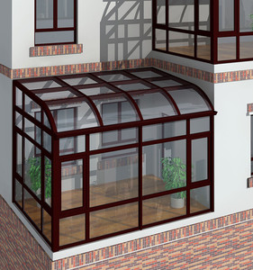 Verande Modulari Personalizzate, Stanze in Vetro Isolante, Veranda <span class=keywords><strong>con</strong></span> Doppio Vetro Temperato - Product Image 3