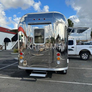 China nuevo remolque de alimentos de acero inoxidable para la venta OEM camión de alimentos móvil rápido de acero inoxidable remolque de alimentos - Product Image 3