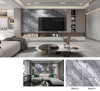 Panneau mural en PVC imitation marbre de haute qualité, imperméable, écologique, décoration intérieure pour villa et bureau