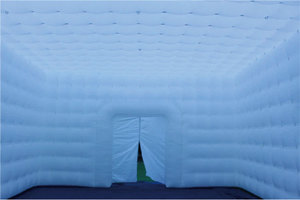 Tente cube gonflable de haute qualité et durable, tente gonflable blanche portable pour événements en plein air et abri temporaire - Product Image 2