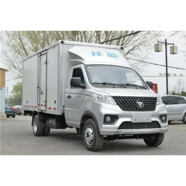 La migliore vendita Foton Mini camion camion carico elettrico con gru Ev Mini camion per la vendita