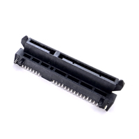 Conector de Terminal de Enchufe SATA 22p SMT LCP de Latón, 15U, Dorado, Paso de 1.27mm, para PCB, IP67