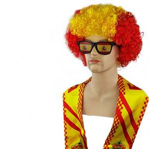 Kit de Productos para Aficionados al Fútbol 2026, Bandera de la Selección Nacional, Peluca Afro, Gafas, Bufanda, Set para Fanáticos de la Copa de Fútbol para Eventos Deportivos - Product Image 6