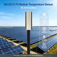 Sonde de température de surface compacte avec boîtier en acier inoxydable 304SS, pâte thermique PT100 incluse pour la surveillance thermique des panneaux photovoltaïques