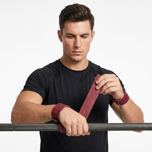 Sangles de musculation en caoutchouc naturel et PVC, réglables, antidérapantes, robustes, légères, unisexes, pour la musculation en salle de sport - Product Image 1