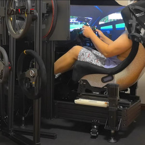 Tout nouveau cockpit de simulation de course à quatre axes en aluminium de 60 mm, plateforme de mouvement, kit G-force à quatre axes, plage de déplacement de 60 mm. - Product Image 6