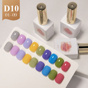 AILANUO Proveedores profesionales de gel para uñas Diseño de muestra gratis 9 colores Esmalte de uñas de gel UV OEM ODM Etiqueta privada Botellas de gel para uñas - Product Image 1