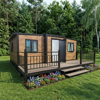 Casa Contenedor Expandible Moderna de 20 pies, Hogar Modular Prefabricado, Estructura de Acero con Aislamiento Impermeable para Vivienda Pequeña, Oficina o Villa