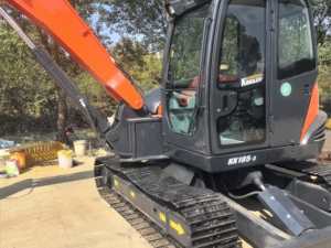 Mini-excavatrice Kubota KX185 d'occasion 100% originale |   Mini-excavatrice sur chenilles d'occasion de 8 tonnes |   Excavatrice Kubota Durable à Vendre - Product Image 2