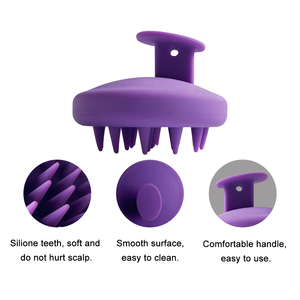 Spazzola per Shampoo massaggiatore per cuoio capelluto spazzola per cuoio capelluto e spazzola antiforfora per la cura del cuoio capelluto <span class=keywords><strong>doccia</strong></span> per la pulizia dei <span class=keywords><strong>capelli</strong></span> - Product Image 5