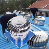 Whirlybird Ventilateur de toit Toit Éolienne Ventilateurs d'air Toit Ventilateur de ventilation sans puissance