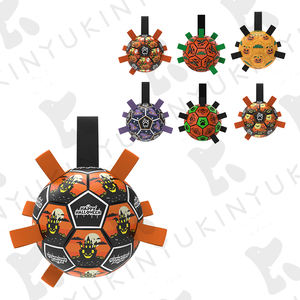 KINYU Özelleştirilebilir OEM Lüks Dış Mekan Su Köpek Futbol Topu Çevre Dostu Naylon+TPU İnteraktif Karikatür Oyuncak 5/7 İnç Toksik İçermeyen - Product Image 4