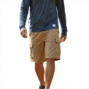 Custom Men's <b>Waterproof</b> Breathable Quick-Dry <b>Cargo</b> Shorts Plus Size Loose Fit Mid-Length Casual <b>Pants</b> Multi-Pocket Seven-Point - Product Image 2