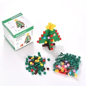 Beste Mini Kerstboom Micro Nano Kids Blokken Bouwen Voor Cadeau