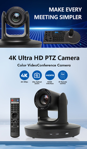 Caméra IP de visioconférence PTZ 4K 8MP avec suivi automatique IA, zoom optique 20x, diffusion en direct NDI, SDI, HDMI, 4K 30FPS, optique 20x - Product Image 4