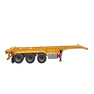 Semi-remorque squelette économique à 3 essieux, très demandée sur le marché africain, avec suspension robuste pour le <span class=keywords><strong>transport</strong></span> de marchandises local en Afrique - Product Image 6
