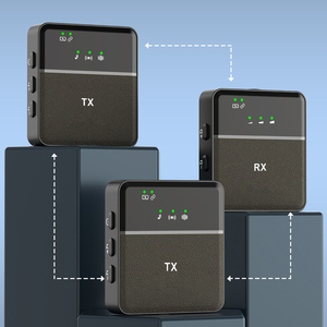 ไมโครโฟนไร้สายแบบหนีบปกเสื้อ 2.4GHz ชาร์จซ้ำได้ ระยะไกล รุ่นมินิ 3 in 1 รุ่น SX31 S7 SX8 สำหรับโทรศัพท์ คอมพิวเตอร์ กล้อง - Product Image 3