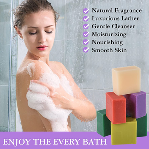 Jabón de baño Natural hecho a mano para mujer, 12 unidades - Product Image 2