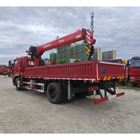 Grue montée sur camion Foton 4*2 de 10 tonnes avec couverture de flèche étendue