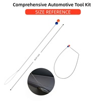 Kit d'urgence routier pour serrurier automobile de 26 pièces – Ensemble essentiel de crochets de serrure pour voiture