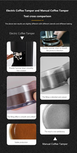 Prensador de Café Eléctrico Manual Reutilizable de Acero Inoxidable Moderno de 58 mm para Accesorios de Café Espresso - Product Image 6