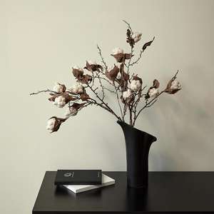 Grande pièce décorative en fil métallique en forme de feuille de cacao, effet montagne, imperméable, réaliste, idéale pour les photos Instagram - Product Image 4