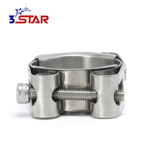 Proveedor de abrazaderas de manguera de conductos europeos de China 32mm 35mm 63mm 110mm Abrazadera de <span class=keywords><strong>tubo</strong></span> flexible Abrazadera de servicio pesado - Product Image 6