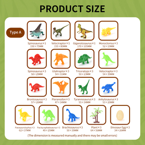 Juguete Educativo Realista de Animales del Desierto, <span class=keywords><strong>Mini</strong></span> Dinosaurio de Plástico Colorido y Seguro con Huevo - Product Image 5