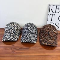 Nueva Gorra de Béisbol de 6 Paneles con Estampado de Leopardo Estilo Chica Moderna, Gorra de Sol Versátil Informal para Mujer, Primavera Verano, Protección UV, Poliéster