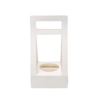 Boîte cadeau pliable pour plantes en pot, boîte cadeau florale de couleur unie, boîte à fleurs portable, fête des mères