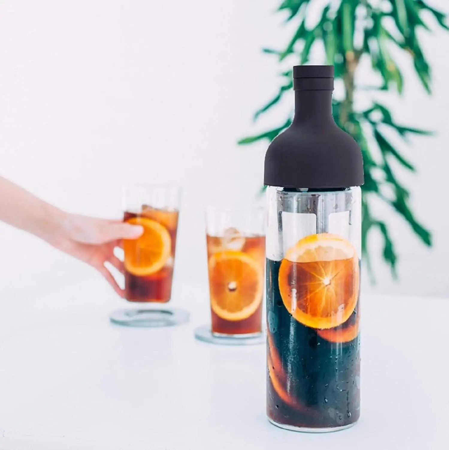 2023 Sublimation Cold Brew Coffee Wine Bottle with infuser for tea or coffee or wine