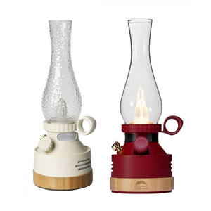 Lanterna da Campeggio Vintage Evelyn Wild Land, <span class=keywords><strong>Rosso</strong></span> <span class=keywords><strong>Vino</strong></span>, Impermeabile, Certificata CE, Batteria 5200mAh, Luce per Esterni, 3 Modalità di Illuminazione, Musica - Product Image 6