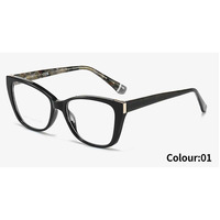 Montures optiques pour lunettes Haoya AC7010 pour femmes, monture tendance en TR90, branches en acétate, cinq couleurs, toutes les formes de visage, fabriqué en Chine
