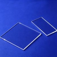 Plaque de verre de quartz fondu industriel haute pureté, résistante à la chaleur, pour équipement de laboratoire, services de soudage et de découpe, épaisseur personnalisée