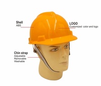 Casque de sécurité industriel CE EN397 en ABS avec mentonnière pour la construction