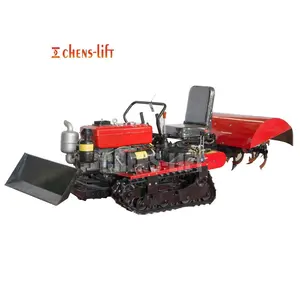 Tốt nhất vườn Ngô giá tay nhỏ nhỏ cày Máy Crawler tiller Mini Crawler máy kéo