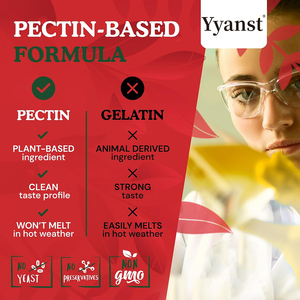 กัมมี่คุณภาพสูง แบรนด์ส่วนตัว ดูดซึมได้ดีเยี่ยม ออร์แกนิก ปราศจากกลูเตน โสมแดงเกาหลี ช่วยลดความเครียดและเสริมสร้างภูมิคุ้มกัน - Product Image 4