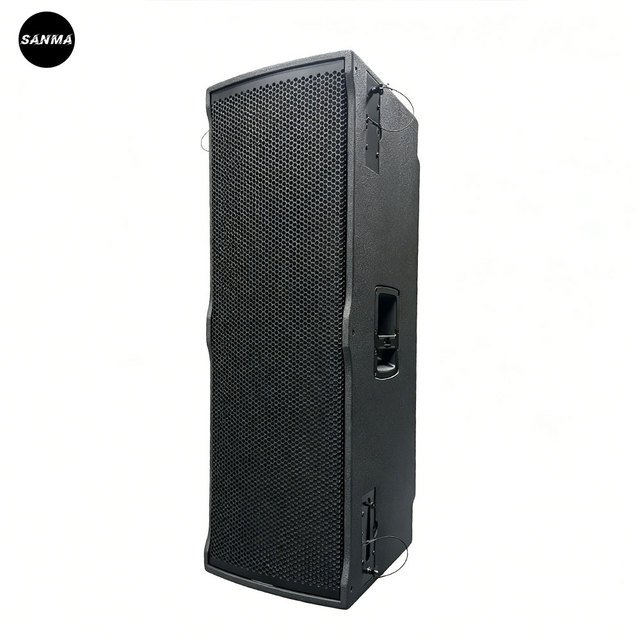 TTL 6-A Active Three-way Line Array Module Dual 12 Inch Indoor Outdoor Theater Stadium Sound System Powered Column Speakers