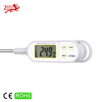 Termometer Makanan Digital KT900 Tahan Air Fungsi Penyimpanan Data Maksimum Minimum ℃ / ℉   Dapat Diubah -50 ℃ ~500 ℃   Termometer Memasak Daging BBQ