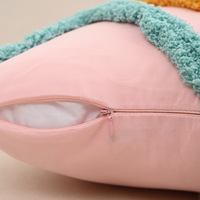 Fantaisie Boho oreiller couvre pompon tufté taie d'oreiller couverture jeter taie d'oreiller