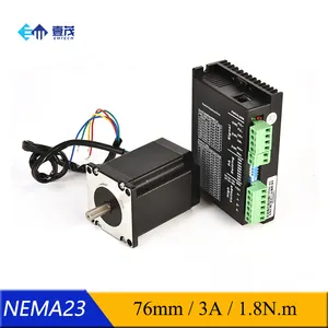 CNC 키트 NEMA 17 NEMA 23 NEMA 34 스테퍼 모터 2 상 스테핑 모터 하이브리드 속도 컨트롤러