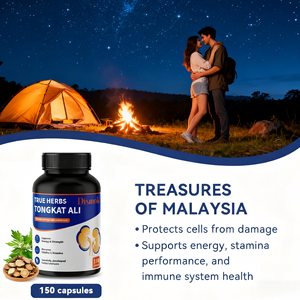 Extrato de Tongkat Ali para Homens 150 Cápsulas Suporte Natural para Aumentar Energia, Resistência, <span class=keywords><strong>Performance</strong></span> e Saúde Geral - Product Image 1