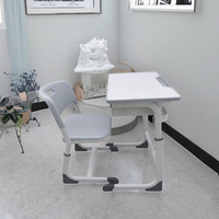 Chaise de bureau moderne et durable réglable en métal garantie de 2 ans pour les élèves du secondaire du primaire, tutorat à domicile, utilisation en classe améliorée