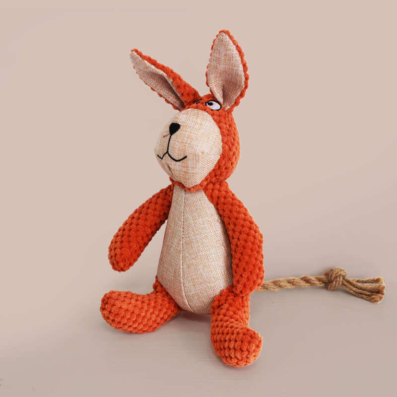 Donkey with hemp rope (orange)